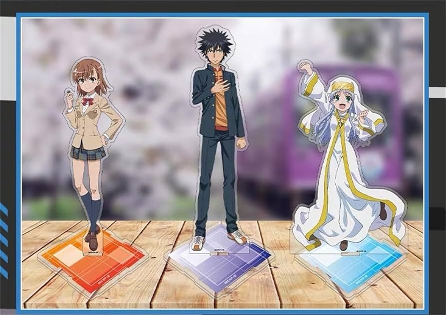 御坂美琴 食蜂操祈 アクリルスタンド とある科学の超電磁砲 TSUTAYA限定 アクリルスタンド御坂美琴